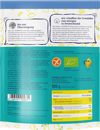 Kekse, Hafer-Zitronen- Kringel, glutenfrei SOMMER