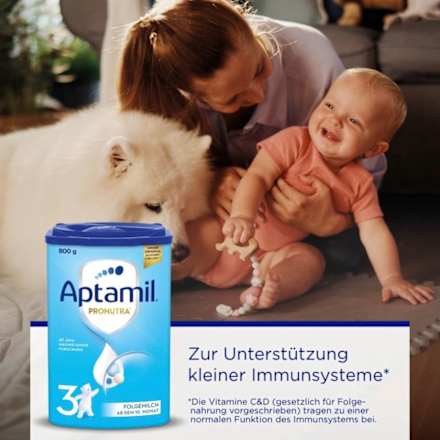 Folgemilch 3 Pronutra ab dem 10. Monat Aptamil