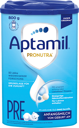 Anfangsmilch Pre Pronutra von Geburt an Aptamil