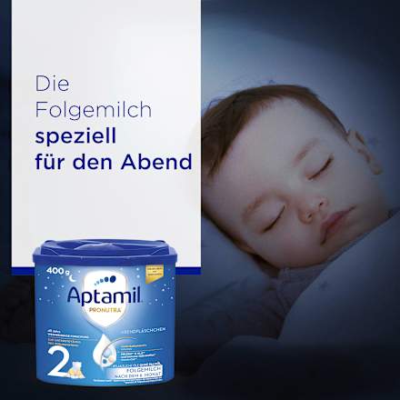 Folgemilch 2 Abendfläschchen nach dem 6. Monat Aptamil