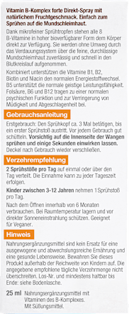 Vitamin B-Komplex forte Direkt Spray  BetterYou