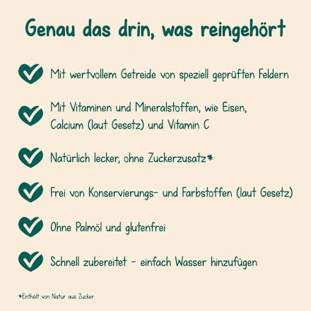 Abendbrei Milch Sanfter Start Gute Nacht ab dem 5. Monat Milupa