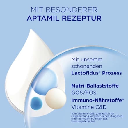 Folgemilch 2 trinkfertig nach dem 6. Monat Aptamil
