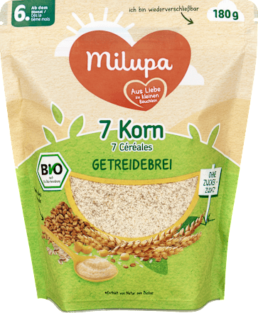 Getreidebrei mit 7 Korn Milupa