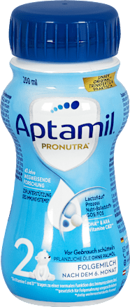 Folgemilch 2 Pronutra trinkfertig nach dem 6. Monat Aptamil