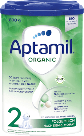 Folgemilch 2 Organic nach dem 6. Monat Aptamil