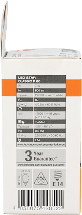 Żarówka LED kulka 7W E14 OSRAM