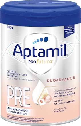 Anfangsmilch Pre Profutura Duo Advance von Geburt an Aptamil