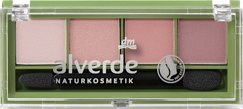 Lidschattenpalette Quattro 50 Rose Garden alverde NATURKOSMETIK