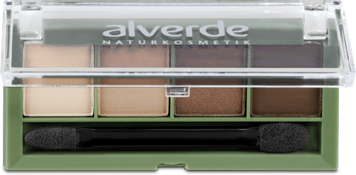 Paleta senčil za veke QUATTRO 37 Chocolate alverde NATURKOSMETIK