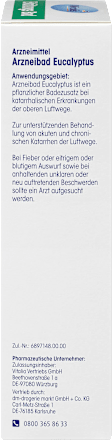 Badeöl, Erkältungsbad, Arzneibad Eucalyptus Mivolis
