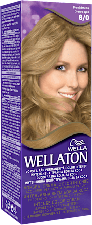 Дълготрайна боя за коса - Nr. 8/0 Светло русо Wellaton