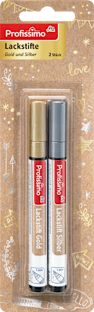 Lackstifte Gold und Silber Profissimo