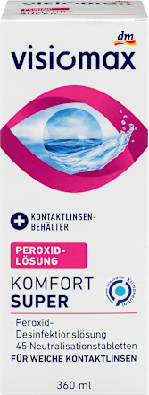 Peroxidlösung Komfort Super + Kontaktlinsenbehälter VISIOMAX