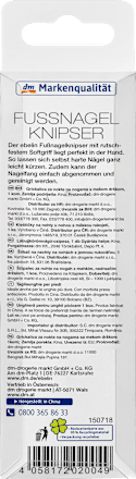 Fußnagelknipser mit Softgriff ebelin