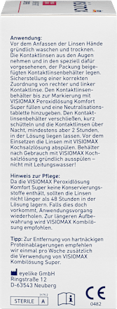 Peroxidlösung Komfort Super + Kontaktlinsenbehälter VISIOMAX