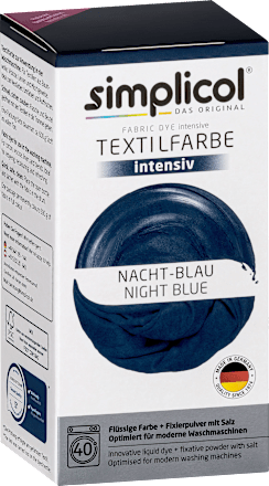 Vopsea textile intensiv albastru închis simplicol