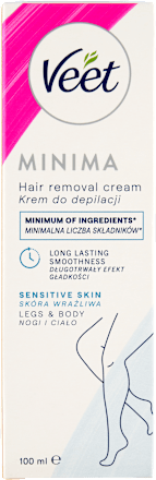 Krem do depilacji skóra wrażliwa MINIMA Veet
