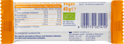Fruchtschnitte Mango dmBio