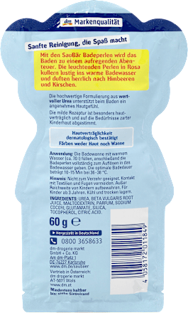 Kinder Badezusatz Badeperlen SauBär