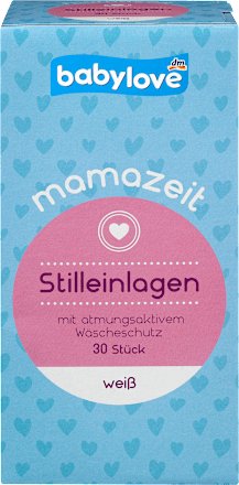 Mamazeit Stilleinlagen weiß, 6x30 Stück babylove Mama