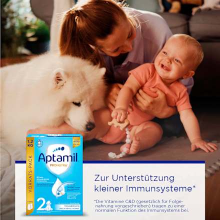 Folgemilch 2 Pronutra nach dem 6. Monat Aptamil