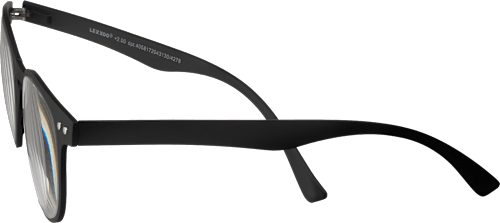 Očala za branje, dioptrija: +2,50, črna Visiomax