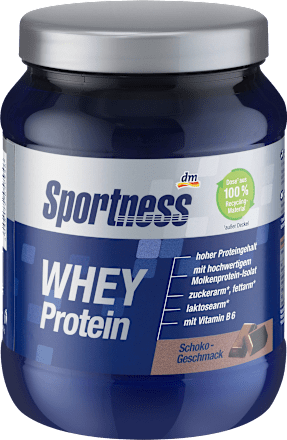Whey Protein Pulver, Schoko-Geschmack Sportness
