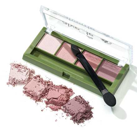 Lidschattenpalette Quattro 50 Rose Garden alverde NATURKOSMETIK