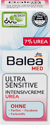 Intensivcreme Urea Ultra Sensitive Balea med