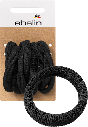 Haargummis schwarz ebelin