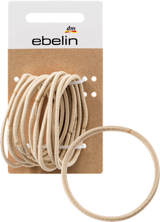 Haargummis dünn blond  ebelin