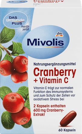 Cranberry + Vitamin C Kapseln 60 St. Mivolis