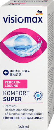 Peroxidlösung Komfort Super + Kontaktlinsenbehälter VISIOMAX