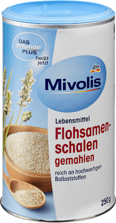 Flohsamenschalen gemahlen Mivolis