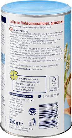 Flohsamenschalen gemahlen Mivolis