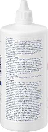 Kontaktlinsen-Pflegemittel Kochsalzlösung Visiomax