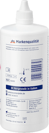 Kontaktlinsen-Pflegemittel Kochsalzlösung Visiomax