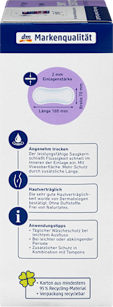 Slipeinlagen Classic Lang Jessa