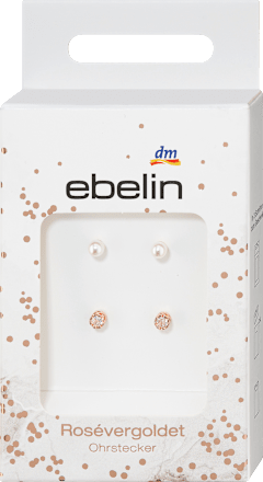 Ohrstecker rosévergoldeter Modeschmuck ebelin