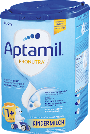 Nadaljevalno mleko v prahu za malčke po 1. letu starosti Aptamil