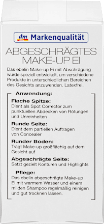 Abgeschrägtes Make-up Ei ebelin