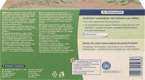 Taschentücher Box Recycling Soft&Sicher