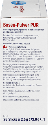 Basen-Pulver PUR, 28 Sticks Mivolis