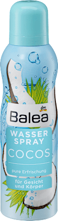 Odświeżający spray do twarzy i ciała o zapachu kokosa Balea