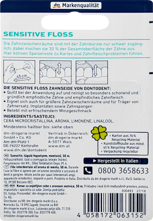 Zahnseide Sensitive Floss Dontodent