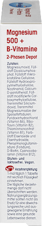 Magnesium 500 + B-Vitamine 2-Phasen Depot, Tabletten 30 St. Mivolis