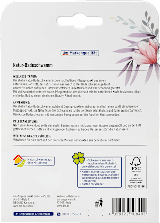 Badeschwamm Natur ebelin