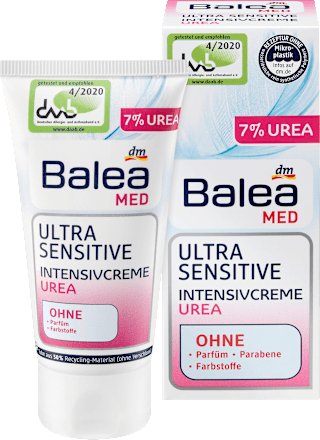 Intensivcreme Urea Ultra Sensitive Balea med