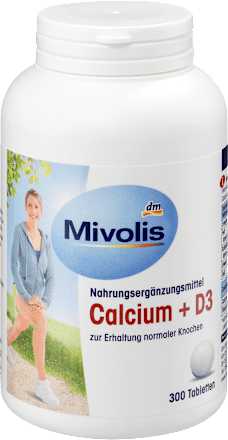 Calcium + D3 Tabletten Mivolis